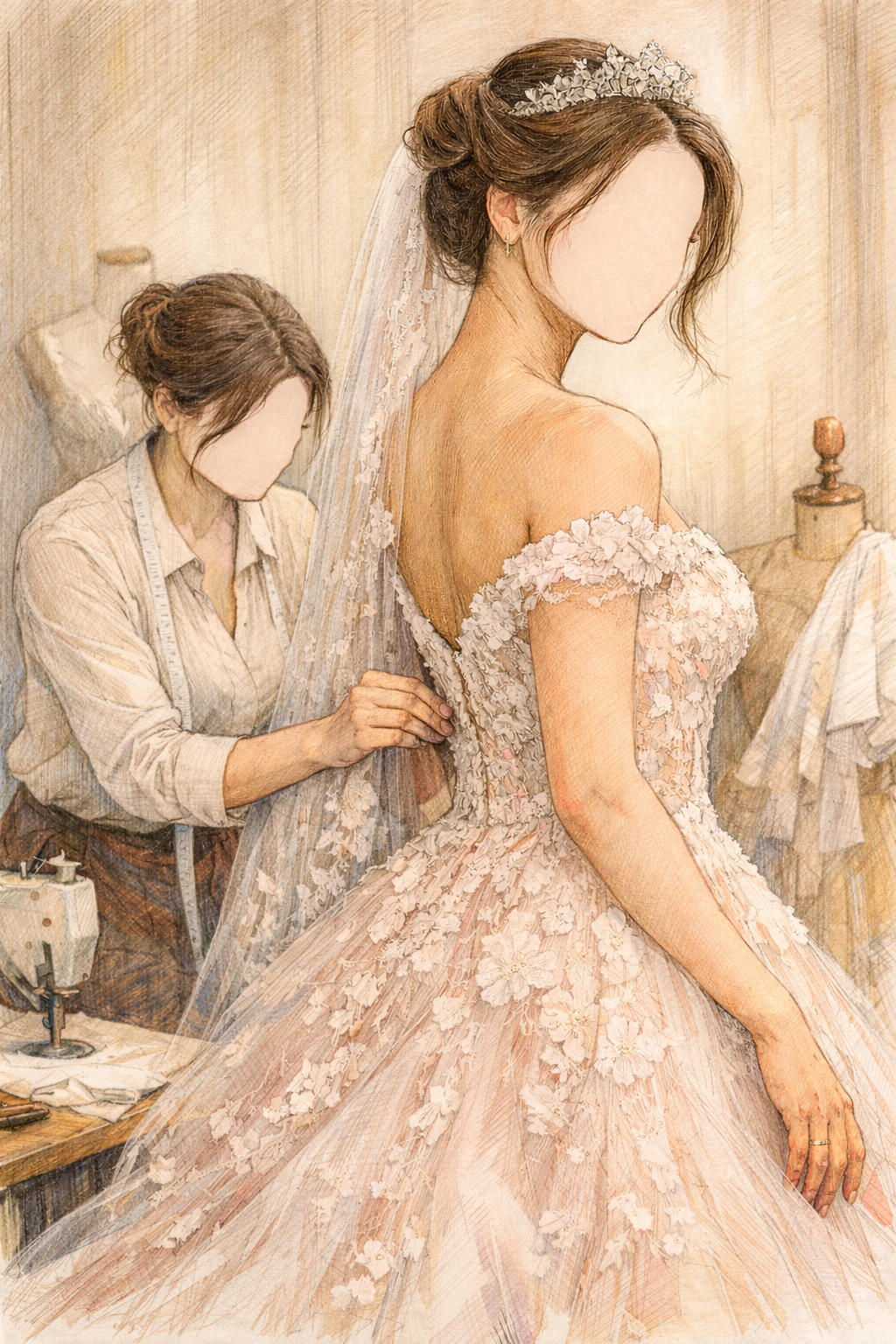 Luxury bridal wear